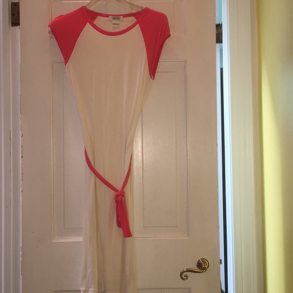 Orange and Cream Barneys Dress